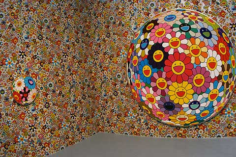 takashi murakami wallpaper. Takashi Murakami Exhibit at