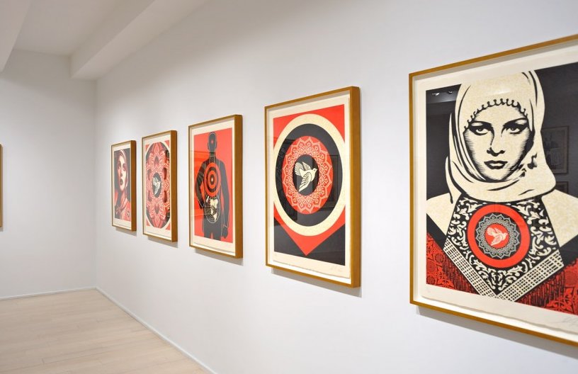 Shepard Fairey at Pace Prints 1 Shepard Fairey at Pace Prints 1